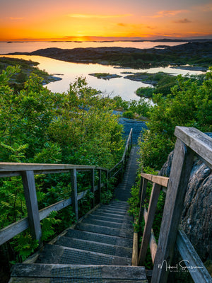 Solnedgång på Koön vid Marstrand