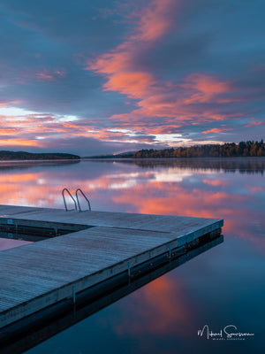 När himlen vaknar – Ljusnedalssjön, Härjedalen