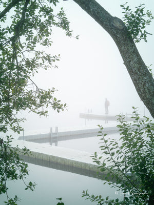 En stilla morgon i dimman – Stensjön, Mölndal