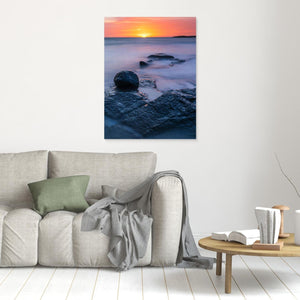 Stilla kväll vid havet – Åsa, Kungsbacka kommun | Canvas