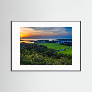 Solnedgång över Björlanda kile och Store Udd – Hisingen | Fine Art Print