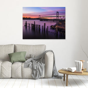 Älvsborgsbron Göteborg – Soluppgång från Färjenäs | Canvas