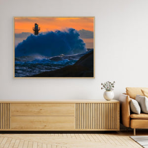 Stormens kraft – Väcker fyr, Tjurpannan | Fine Art Print