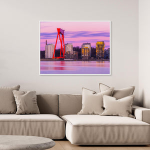 Eriksbergskranen vid Göta älv – Göteborg | Canvas
