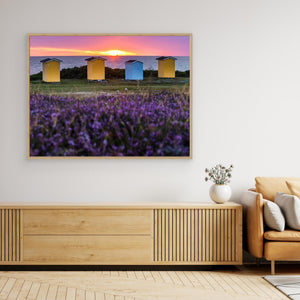 Sensommar vid Vikens havsbad - CANVAS