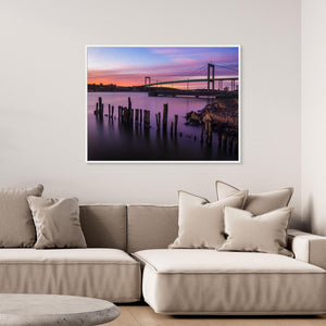 Älvsborgsbron Göteborg – Soluppgång från Färjenäs | Canvas