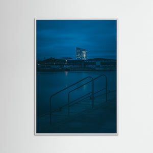 Göta älv i skymning – Gamlestaden Göteborg | Fine Art Print