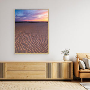 Danmark – Råbjerg Mile i solnedgång | Canvas