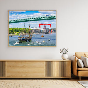 Hemkomst under Älvsborgsbron - CANVAS