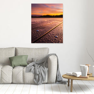 Morgonljus i droppar – Stensjön, Mölndal | Canvas