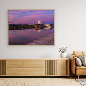 Sommarkväll över Göta älv - CANVAS
