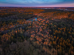 Änggårdsbergen i kvällsljus | Canvas Göteborg