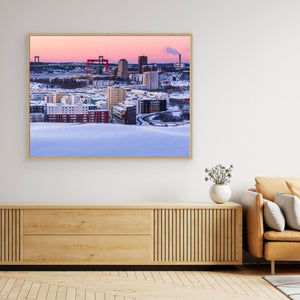 Göteborg – Gryning över Hisingen | Canvas
