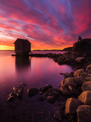 Solnedgång vid Brottkärr – Skärgård utanför Göteborg | Fine Art Print