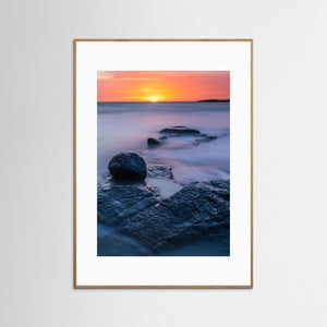 Stilla kväll vid havet – Åsa, Kungsbacka kommun | Fine Art Print