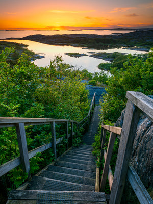 Solnedgång på Koön vid Marstrand – Canvas från Bohuslän