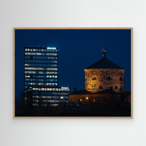 Skansen Lejonet och Gårda Vesta i kvällsljus Göteborg | Canvas