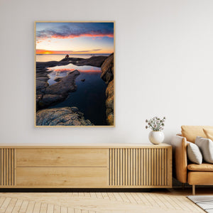 Solnedgång på klipporna vid Hönö – Göteborgs skärgård | Canvas