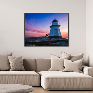 Stillhet vid Bua fyr - CANVAS