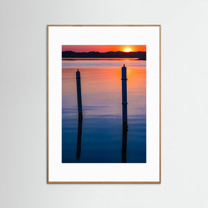 Tumlehed Hisingen Göteborg – Solnedgång över Havet | Fine Art Print