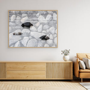 Askim, Göteborg – Dubbelexponering av stenar | Canvas