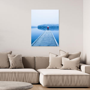 I frostens stillhet vid Kåsjön - CANVAS