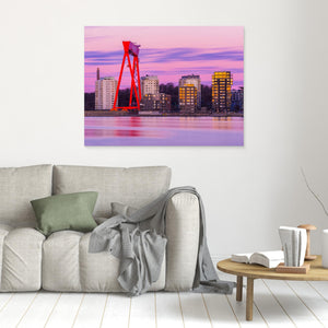 Eriksbergskranen vid Göta älv – Göteborg | Canvas