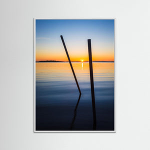 Solnedgång vid Stegerholmen – Göteborgs kust | Fine Art Print