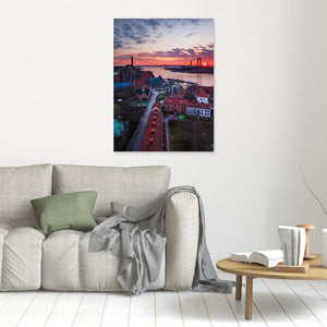 Klippan i solnedgång – Göteborg | Canvas