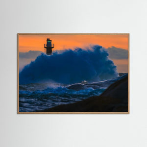 Stormens kraft – Väcker fyr, Tjurpannan | Fine Art Print