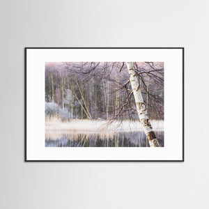 Frostig morgon vid Ståloppet – Rådasjön och Stensjön, Mölndal | Fine Art Print