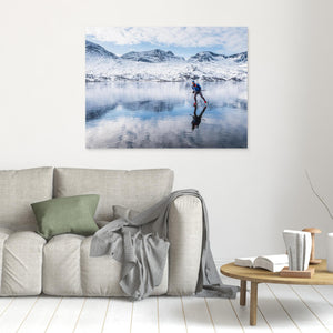 Långfärdsskridskor på Tovatna – fjällsjö i Norge | Canvas