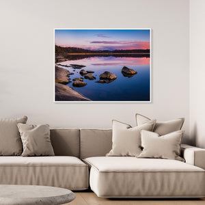 Soluppgång vid Rådasjön – Härryda kommun | Canvas