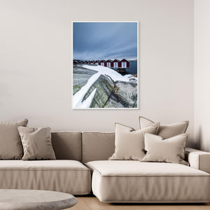 Sjöbodar vid Budskär, Särö – Västkustens kustlandskap | Canvas