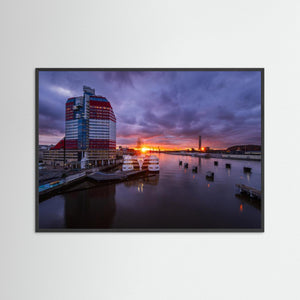 Solnedgång vid Läppstiftet