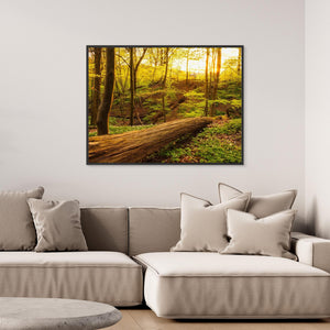 Vårglöd i Svejserdalen - CANVAS