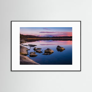 Soluppgång vid Rådasjön – Härryda kommun | Fine Art Print
