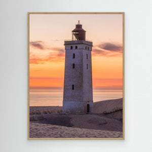 Danmark – Rubjerg Knude Fyr i solnedgång | Canvas