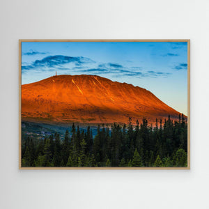 Solnedgång över Gaustatoppen – Telemark, Norge | Canvas