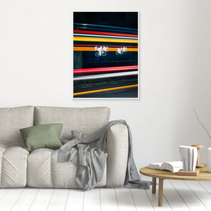 Ljusspår och Cykelpuls - CANVAS
