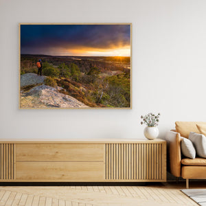 Solnedgång vid Göddered-Hakered naturreservat – Hisingen | Canvas