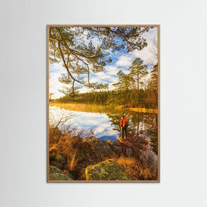 Spegling vid Stora Kåsjön – Partille kommun | Fine Art Print