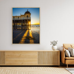 Solnedgång vid Varbergs kallbadhus – Varberg | Canvas