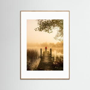 Gyllene dimma vid Landvettersjön