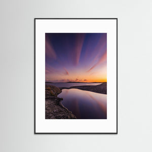 Solnedgång vid Smithska Udden – Näset, Göteborg | Fine Art Print