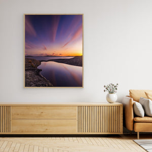 Solnedgång vid Smithska Udden – Näset, Göteborg | Canvas