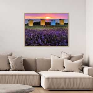 Sensommar vid Vikens havsbad - CANVAS