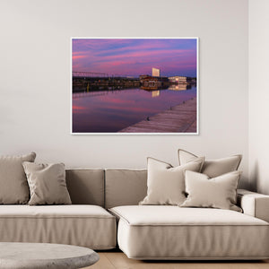 Sommarkväll över Göta älv - CANVAS