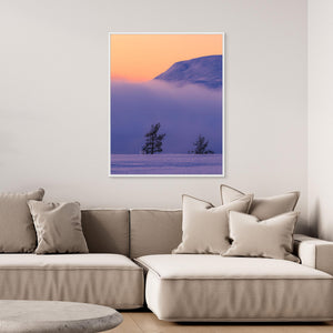 Vintermorgon i Grövelsjöfjällen – Norra Dalarna | Canvas