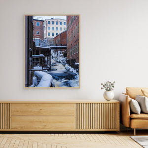 Mölndal – Kvarnbyns vinterfall | Canvas